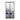 Classic Pebble Grey Frame Sliding Wardrobe Door Kit – 2260mm Height x 1800mm Width (3 Panel + Mirror, 2 x 914mm Doors)