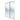 Value Sliding Wardrobe Door Twin Set Silver Frame with Mirror Glass Kit
